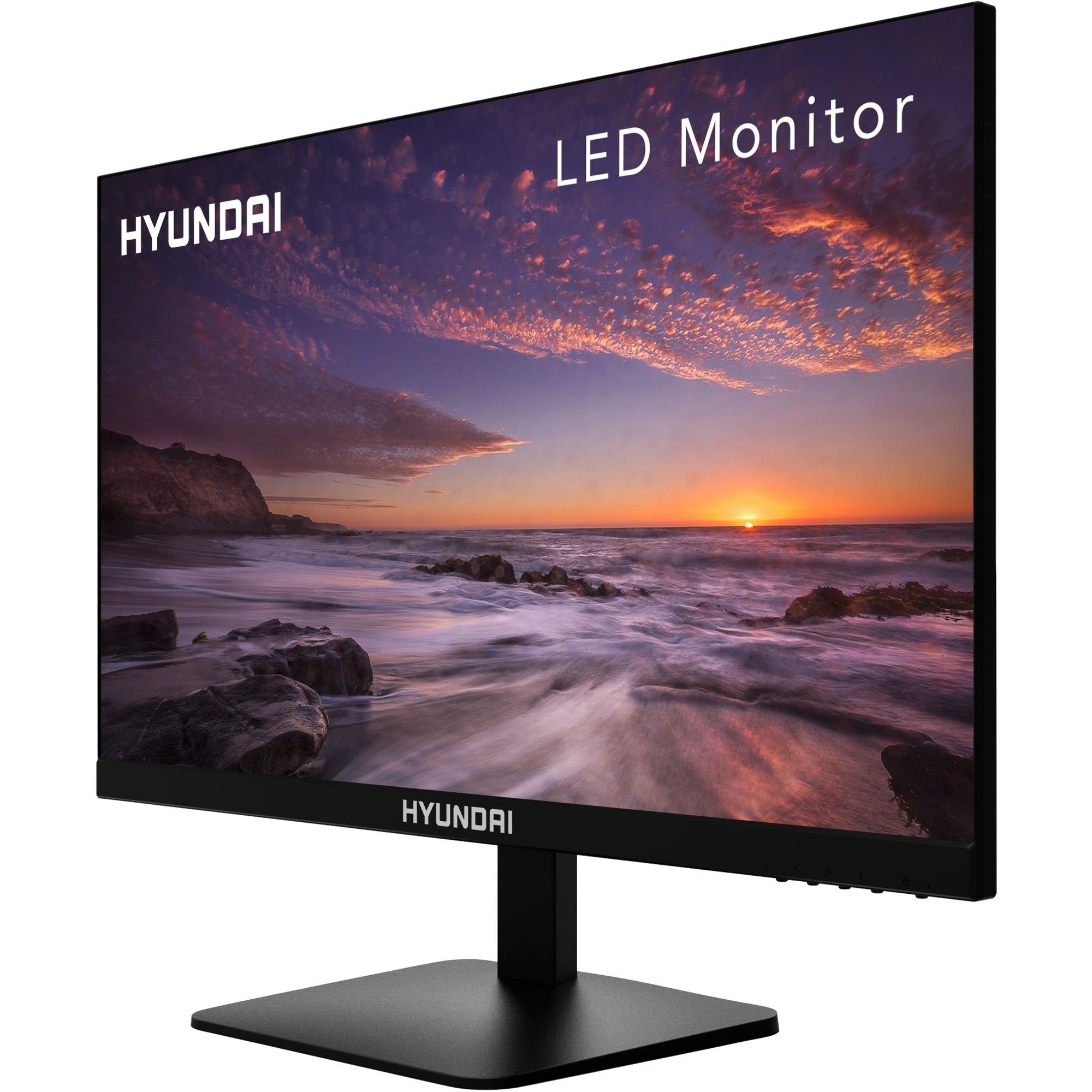 Hyundai 24-Inch Professional Office Monitor, 75Hz, 1080p Full HD (1920x1080) LCD, HDMI and VGA, VESA Mountable, Black, 24FOM Series - HT24FOMBK01