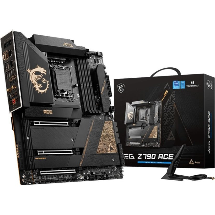 MSI MEG MEG Z790 Ace Gaming Desktop Motherboard - Intel Z790 Chipset - Socket LGA-1700 - Extended ATX - Z790ACE