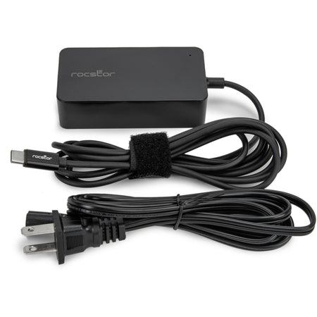 Rocstor 45W Smart USB-C Laptop Power Adapter Charger - Y10A272-B1