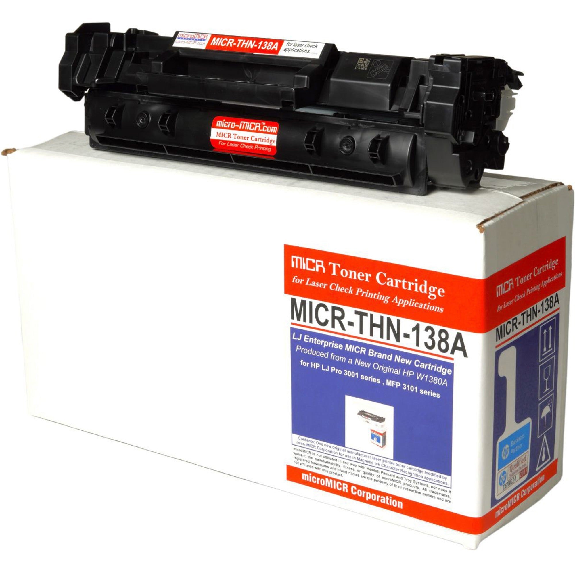 microMICR MICR Standard Yield Laser Toner Cartridge 138A, 138X (W1480A) - Black - 1 Each - MICR-THN-138A