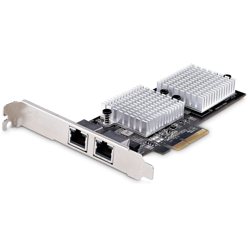 StarTech.com 2-Port 10Gbps PCIe Network Adapter Card, Network Card for PC/Server, PCIe Ethernet Card w/Jumbo Frame, NIC/LAN Interface Card - ST10GSPEXNDP2