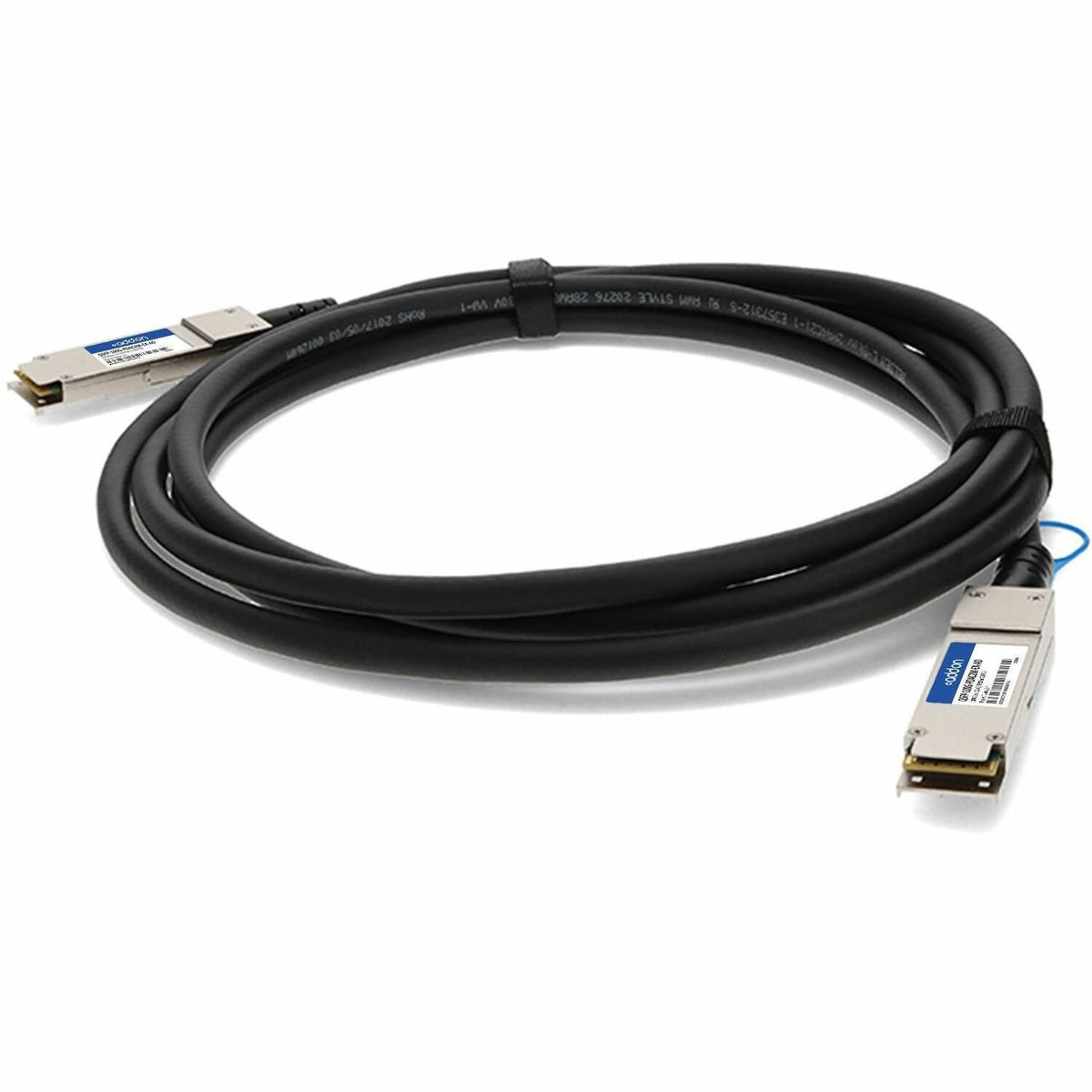 AddOn Extreme Networks&reg; Compatible TAA Compliant 100GBase-CU QSFP28 Direct Attach Cable (Passive Twinax, 2m) - QSFP-100G-PDAC2M-EX-AO