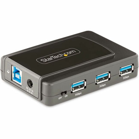 StarTech.com 7-Port USB Hub, USB 3.0 5Gbps, USB-A to 7x USB-A, Self Powered USB-A Expansion Hub w/ 35W Power Supply - 5G7AS-USB-A-HUB