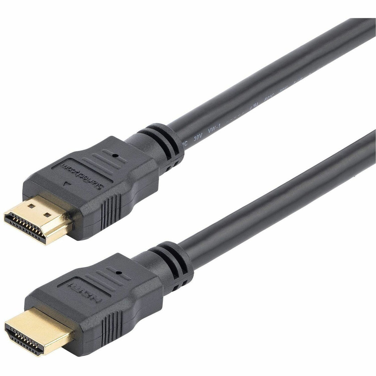 StarTech.com 6ft HDMI Cable, 10 Pack, 4K High Speed HDMI Cable with Ethernet, Ultra HD 4K 30Hz Video, Black HDMI 1.4 Monitor Cord - HDMM610PK