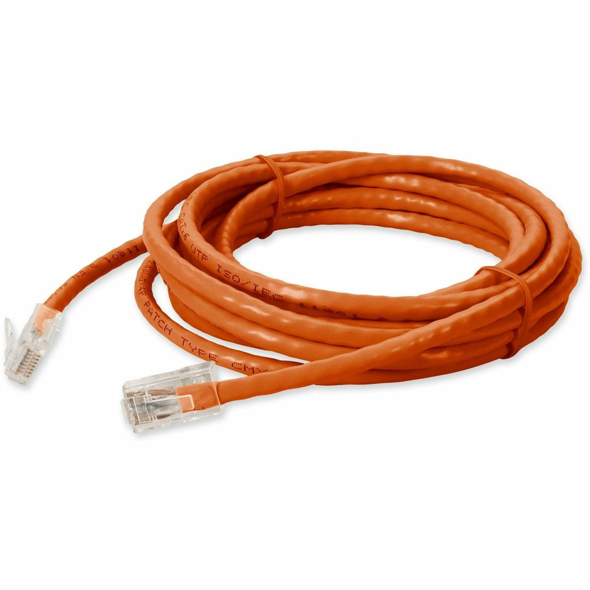 AddOn 1ft Orange CAT 6 PVC Ethernet Cable Non-Booted RJ-45 M/M - ADD-1FCAT6NB-OE