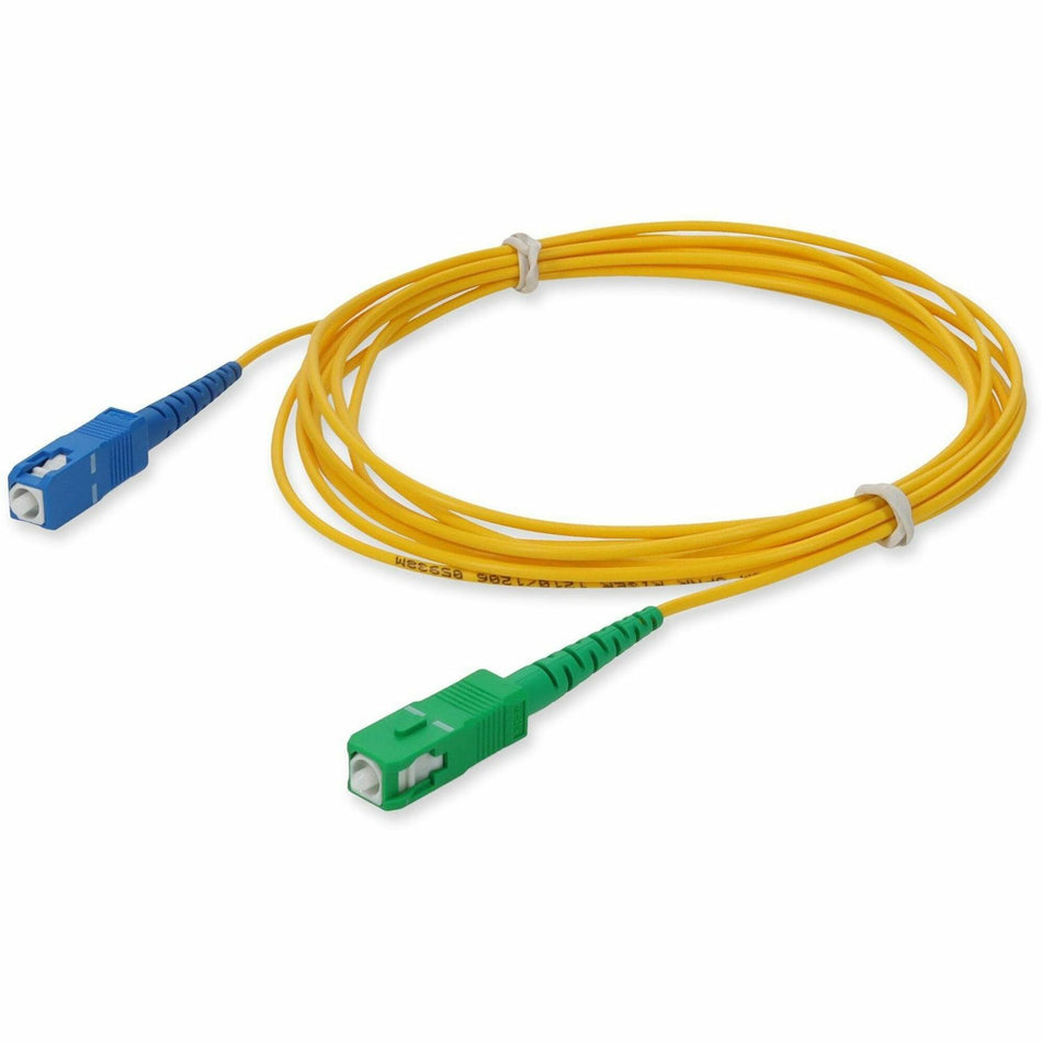 AddOn 7m ASC to SC Yellow OS2 Simplex OFNR (Riser-Rated) SMF Fiber Patch Cable - ADD-ASC-SC-7MS9SMF