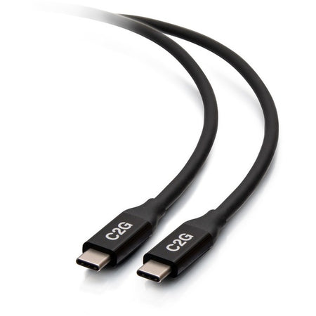 C2G 2.5ft USB-C Male to USB-C Male Cable (20V 5A) - USB4 40Gbps - C2G28877