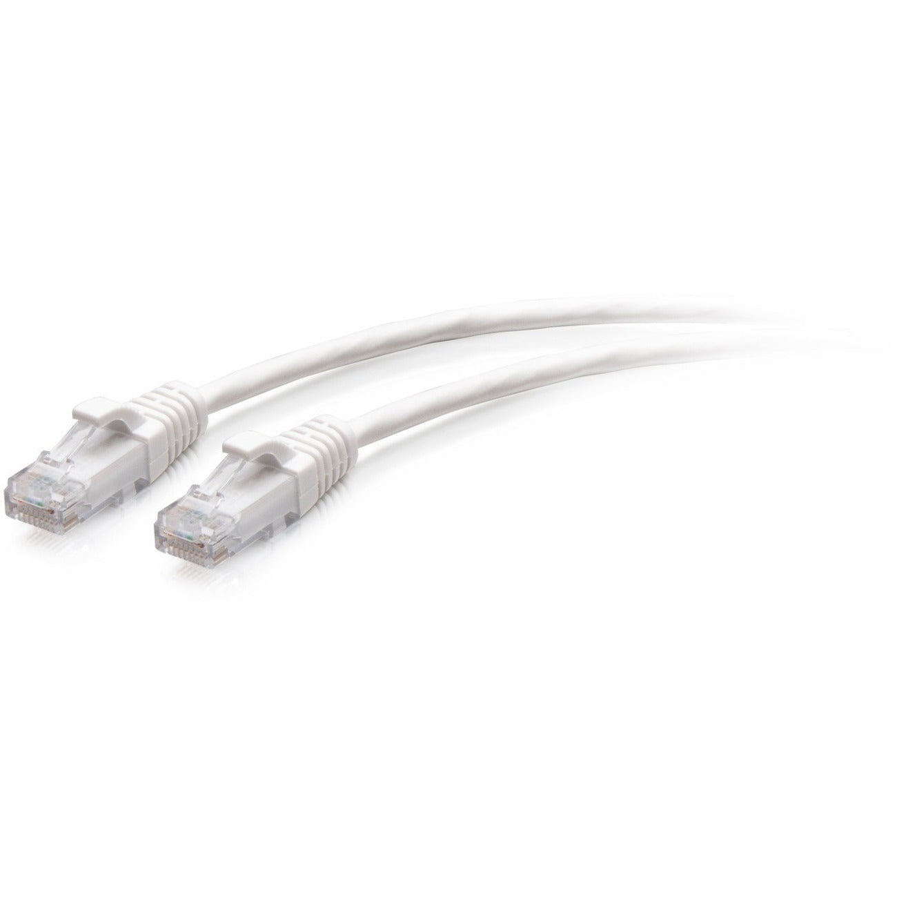 C2G 3ft Cat6a Snagless Unshielded (UTP) Slim Ethernet Patch Cable - White - C2G30182