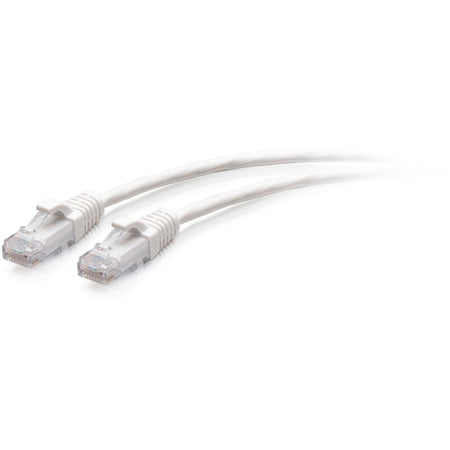 C2G 5ft Cat6a Snagless Unshielded (UTP) Slim Ethernet Cable - Cat6a Slim Network Patch Cable - PoE - White - C2G30183