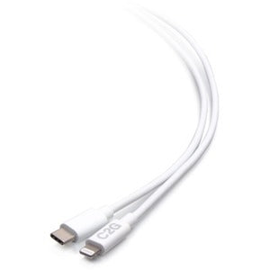 C2G 3ft USB-C Male to Lightning Male Sync and Charging Cable - White - C2G54558