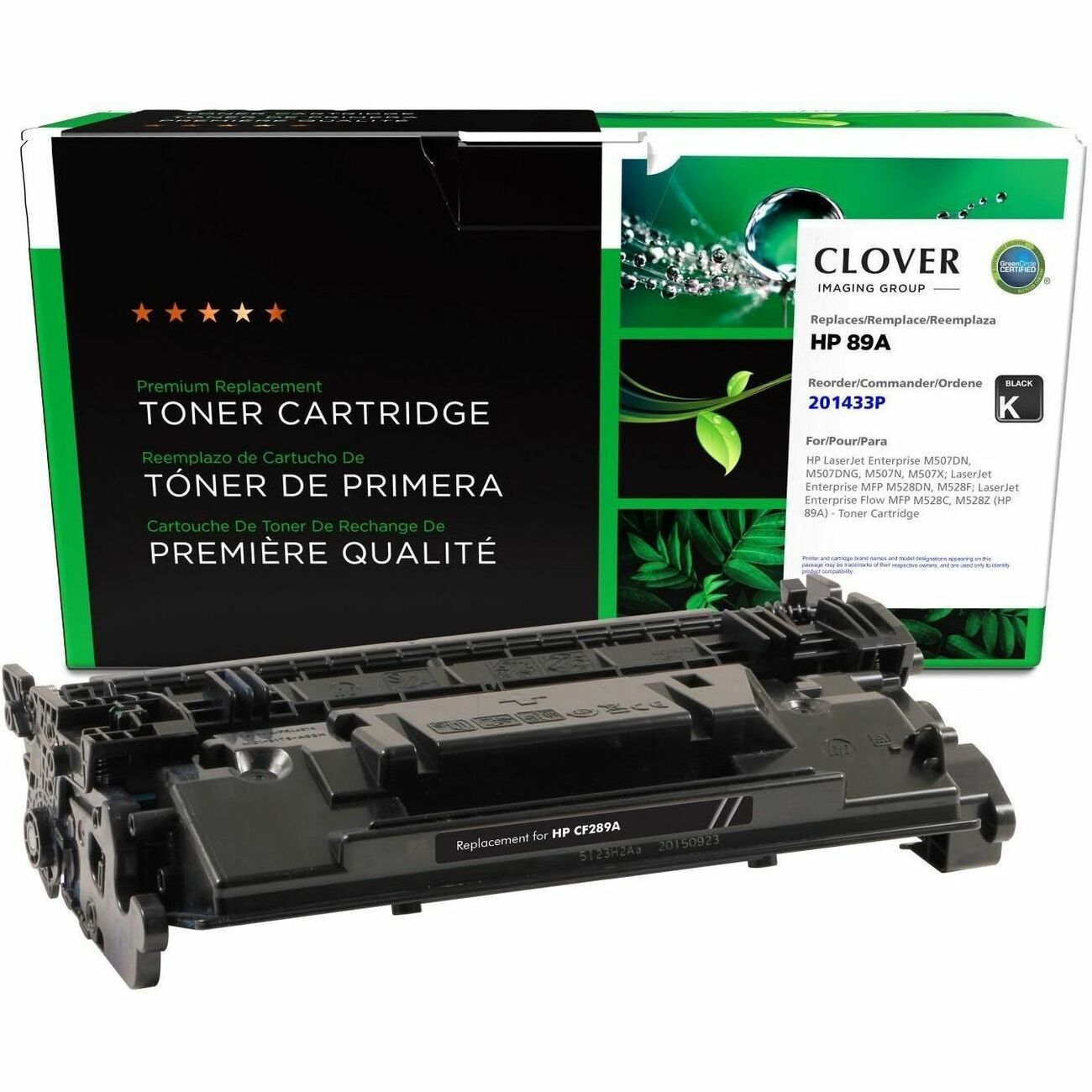 Clover Imaging Remanufactured Toner Cartridge (New Chip) for HP 89A (CF289A) - 201433P