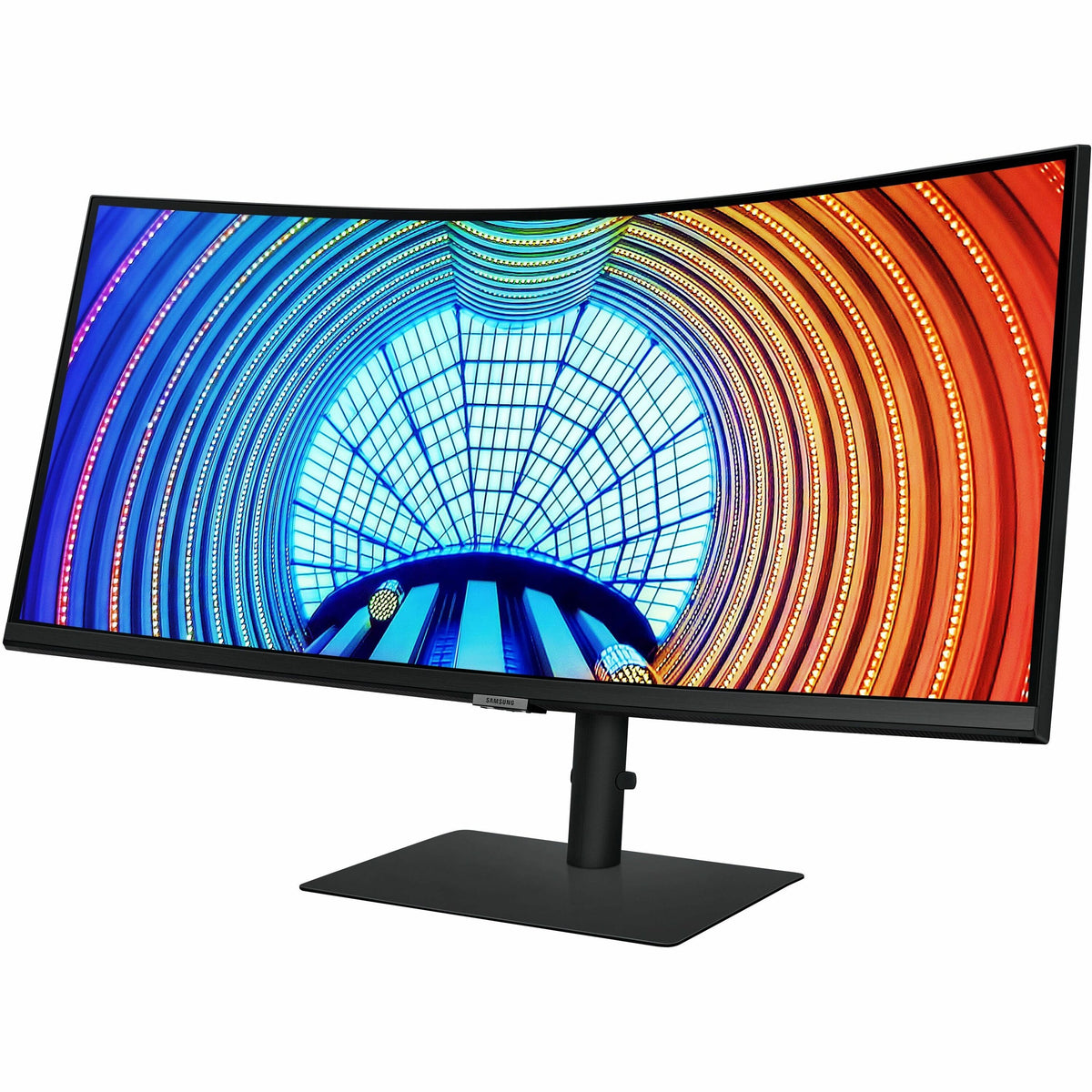 Samsung ViewFinity S34A654UBN 34" Class UW-QHD Curved Screen LCD Monitor - 21:9 - Black - S34A654UBN