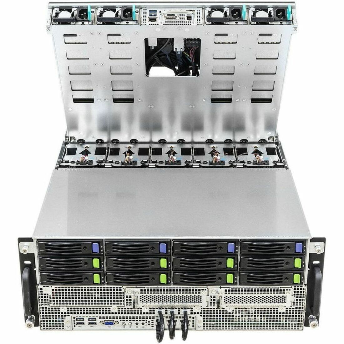 ASRock Rack 4U10G-ICX2/2T Barebone System - 4U Rack-mountable - Socket LGA-4189 - 2 x Processor Support - 4U10G-ICX2/2T