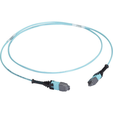 Black Box MTP OM3 Fiber Optic Trunk Cable - Plenum, 24-Strand, Type A - FOTC20M3MP24AQ-10R2