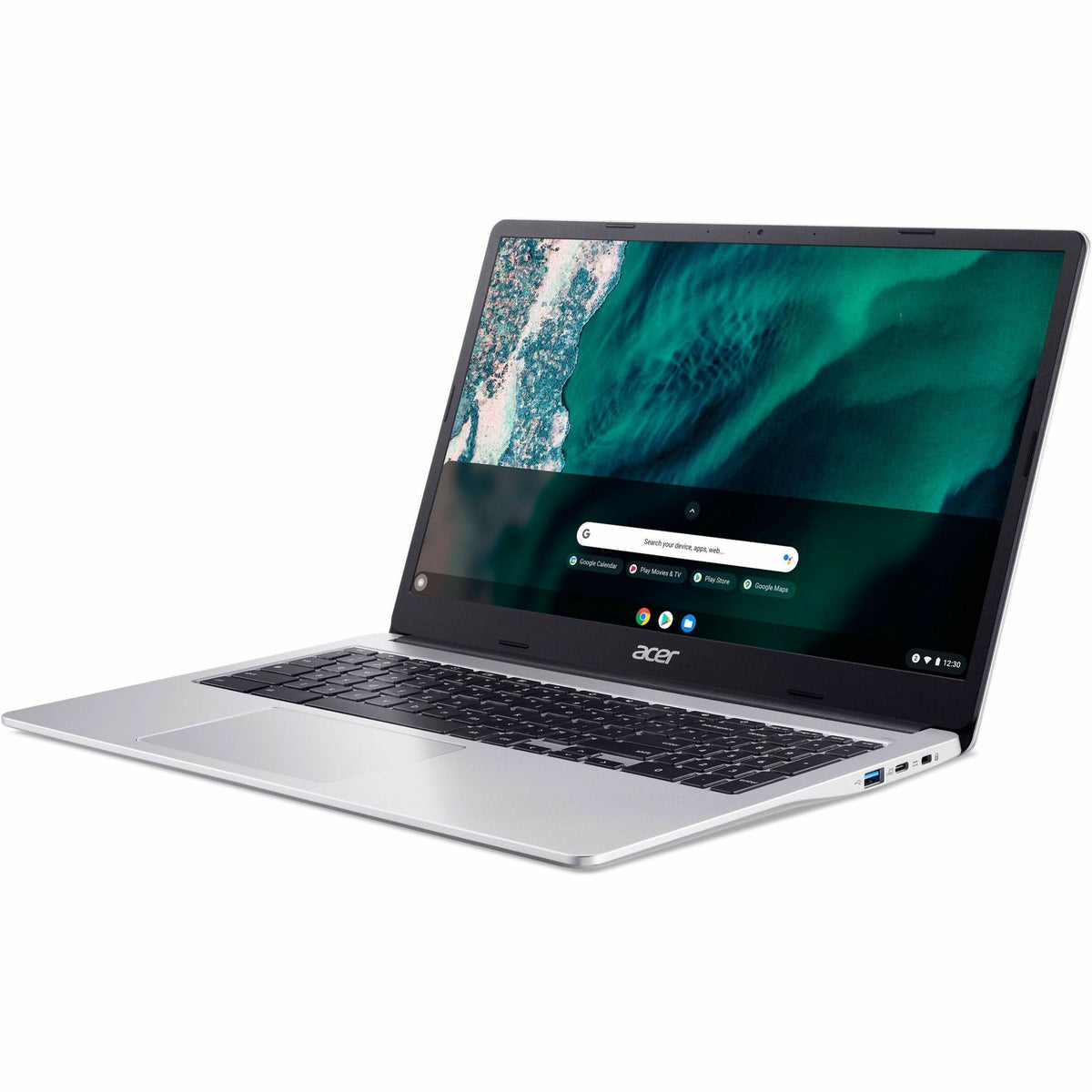 Acer Chromebook 315 CB315-4HT CB315-4HT-P5HD 15.6" Touchscreen Chromebook - Full HD - Intel Pentium Silver N6000 - 8 GB - 128 GB Flash Memory - Silver - NX.AZ1AA.007