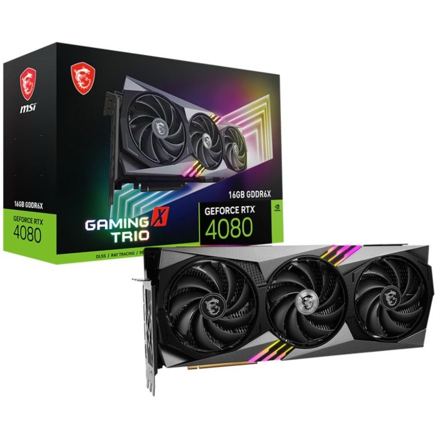 MSI NVIDIA GeForce RTX 4080 Graphic Card - 16 GB GDDR6X - G408016GXT