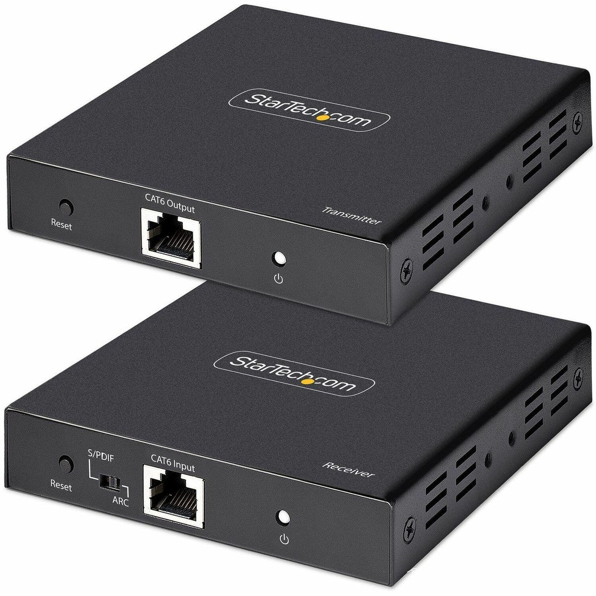 StarTech.com 4K HDMI Extender Over CAT5/CAT6 Cable, 4K 60Hz Video Extender Up to 230ft (70m), HDMI Over Ethernet Cabling, S/PDIF Audio Out - 4K70IC-EXTEND-HDMI
