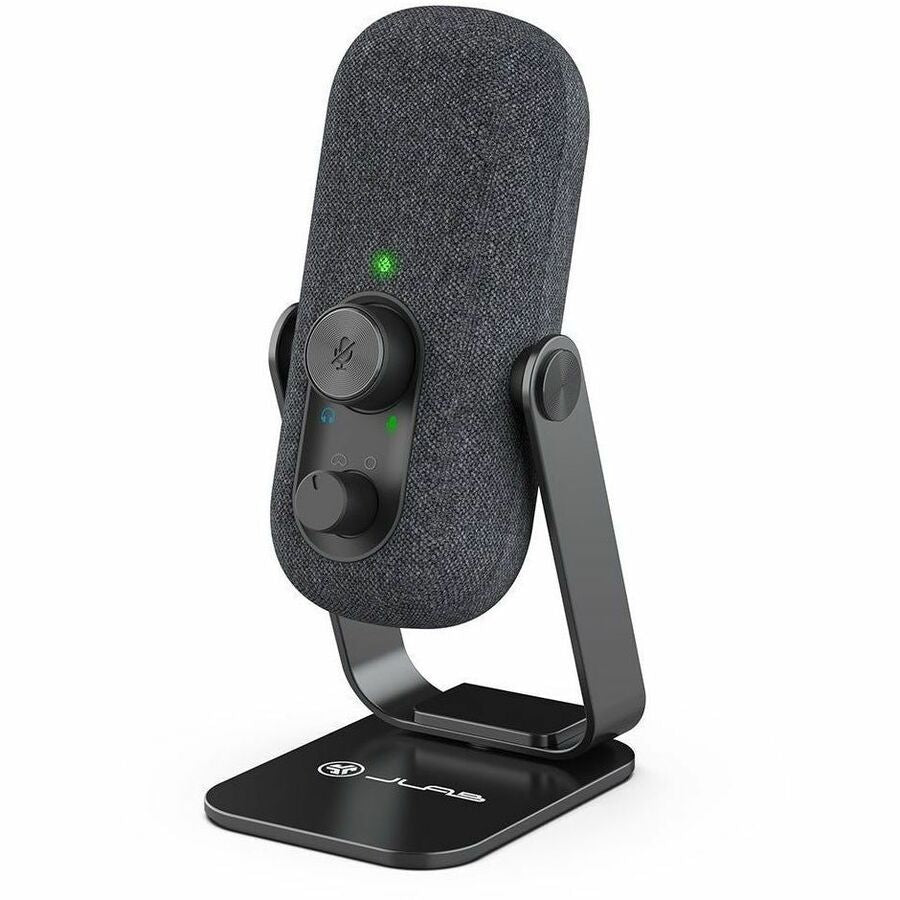 JLab Go Talk Wired Condenser, Dynamic Microphone for Studio, Podcasting, Gaming, Recording, Voice - Black - MTALKGO2RBLK4
