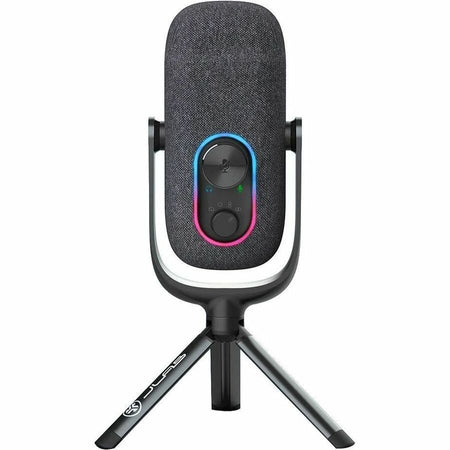 JLab JBuds Talk Wired Condenser, Dynamic Microphone for Studio, Podcasting, Gaming, Recording - Black - MJBUDSTALKRBLK4