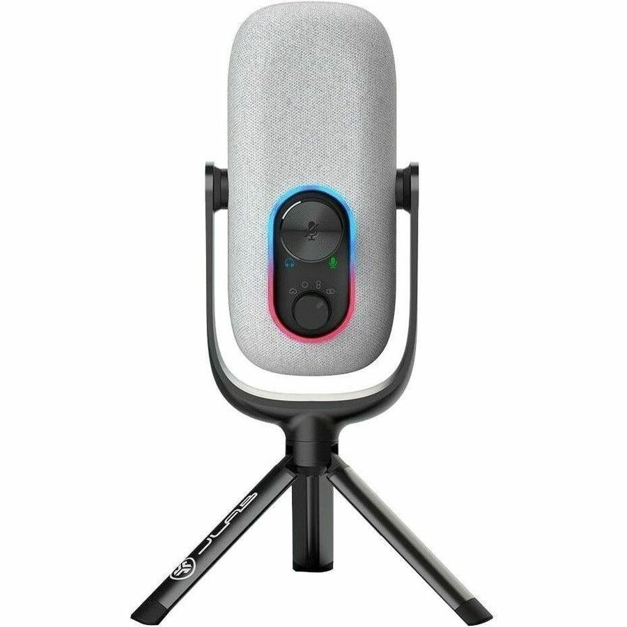 JLab JBuds Talk Wired Condenser, Dynamic Microphone for Studio, Podcasting, Gaming, Recording - White - MJBUDSTALKRWHT4