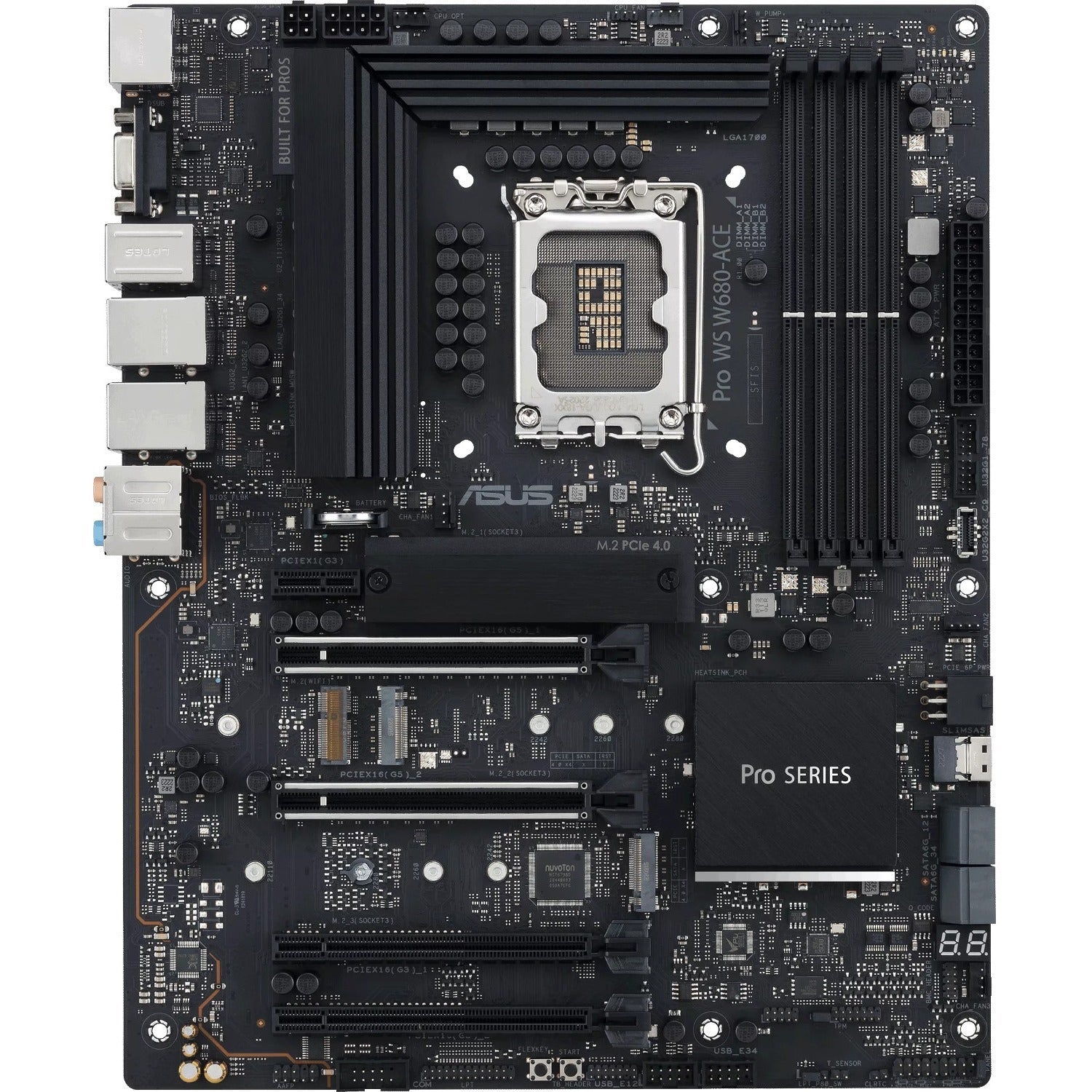 Asus Pro WS W680-ACE Workstation Motherboard - Intel W680 Chipset - Socket LGA-1700 - Intel Optane Memory Ready - ATX - PRO WS W680-ACE