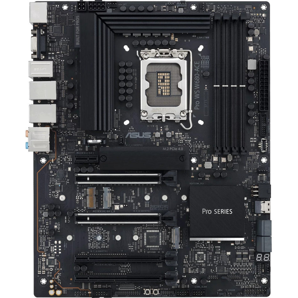 Asus Pro WS W680-ACE Workstation Motherboard - Intel W680 Chipset - Socket LGA-1700 - Intel Optane Memory Ready - ATX - PRO WS W680-ACE