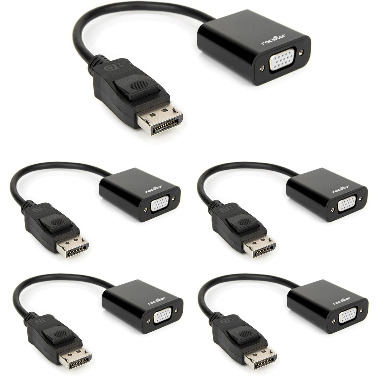 Rocstor DisplayPort/VGA Video Adapter - Y10A102-B1-5PK