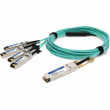 AddOn HP&reg; 845420-B21 Compatible TAA Compliant 100GBase-AOC QSFP28 to 4xSFP28 Direct Attach Cable (850nm, MMF, 7m) - 845420-B21-AO