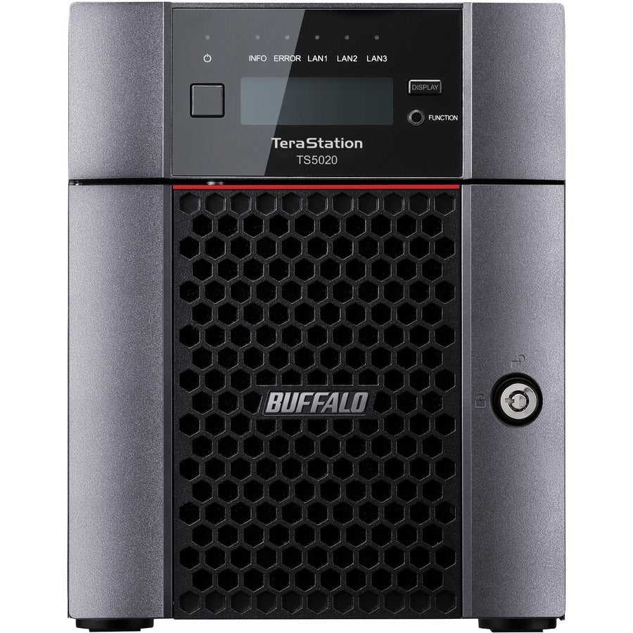 BUFFALO TeraStation 5420 4-Bay 24TB (2x12TB) Business Desktop NAS Storage Hard Drives Included - TS5420DN2402