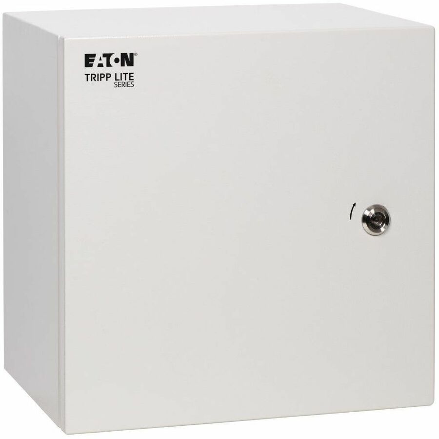 Eaton Tripp Lite Series SmartRack Outdoor Industrial Enclosure with Lock - NEMA 4, Surface Mount, Metal Construction, 14 x 14 x 10 in., Gray - SRIN4141410