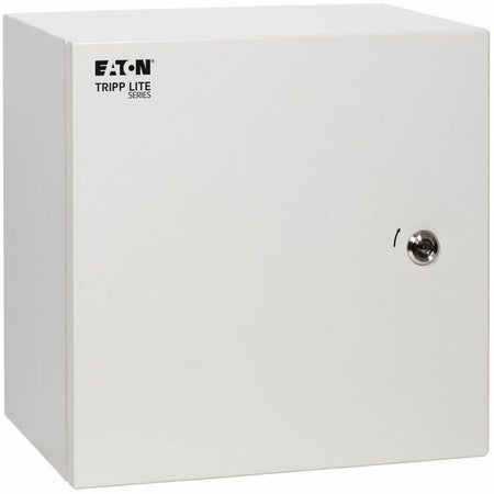 Eaton Tripp Lite Series SmartRack Outdoor Industrial Enclosure with Lock - NEMA 4, Surface Mount, Metal Construction, 14 x 14 x 10 in., Gray - SRIN4141410