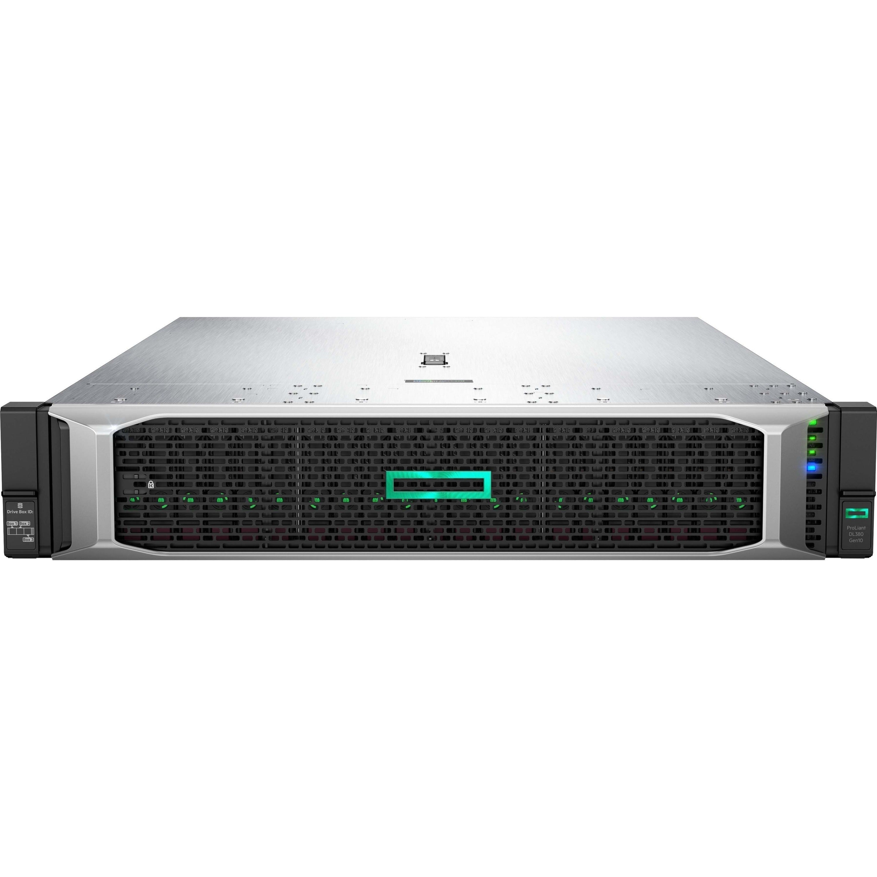 HPE ProLiant DL380 G10 2U Rack Server - 1 x Intel Xeon Silver 4215R 3.20 GHz - 32 GB RAM - Serial ATA, 12Gb/s SAS Controller - P56960-421