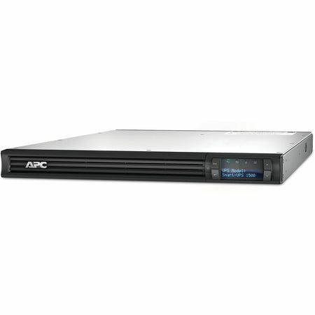 APC Smart-UPS, Line Interactive, 1500VA, Rackmount 1U, 120V, 4x NEMA 5-15R outlets, SmartConnect Port+SmartSlot, AVR, LCD - SMT1500RM1UC