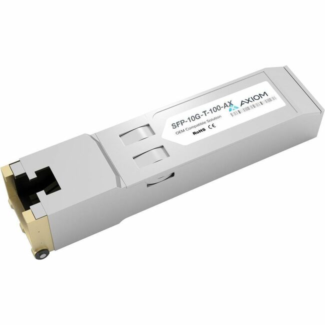 Axiom 10GBase-T SFP+ Transceiver for Cisco - SFP-10G-T-100 - SFP-10G-T-100-AX