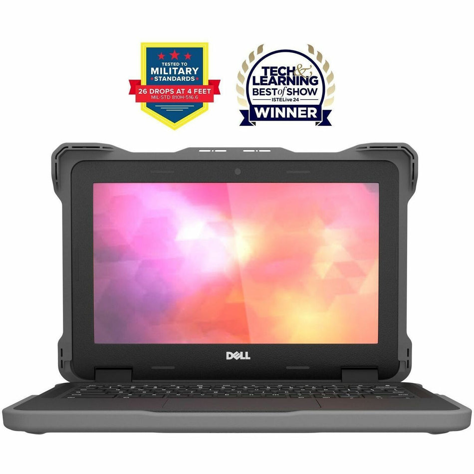 MAXCases Extreme Shell-F Slide Case for Dell 3330 & 3340 Windows Clamshell 13.3" (Gray/Clear) - DL-ESF-3330W-GRY