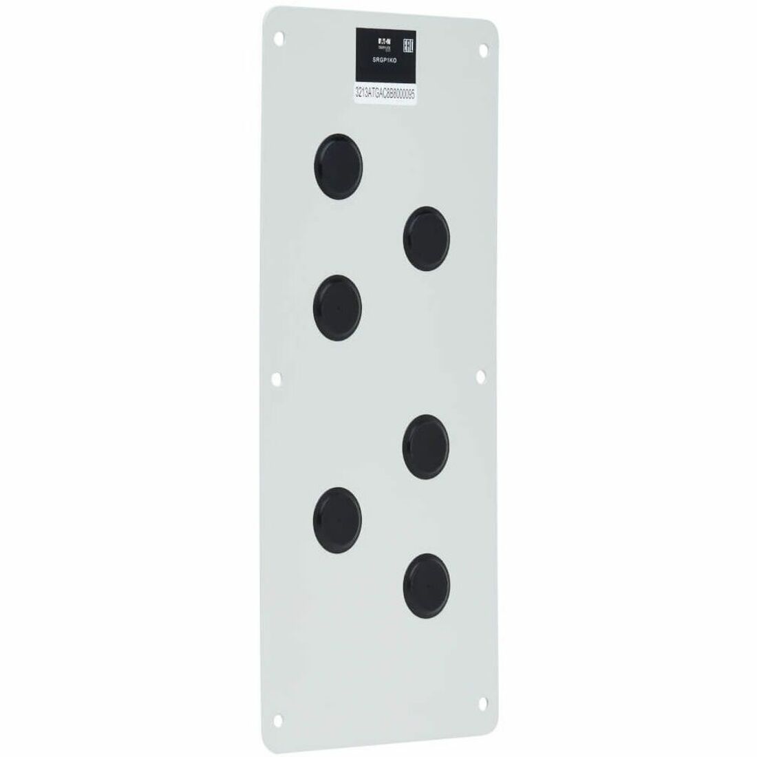 Eaton Tripp Lite Series SmartRack Cable Gland Plate for NEMA-Rated Enclosure Cabinets, 6 Ports (0.5 in.) - SRGP1KO