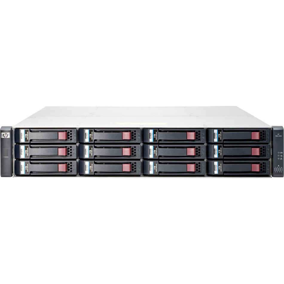 HPE Ingram Micro Sourcing MSA 2040 SAS Dual Controller LFF Storage (C8S54A) - C8S54A-RF