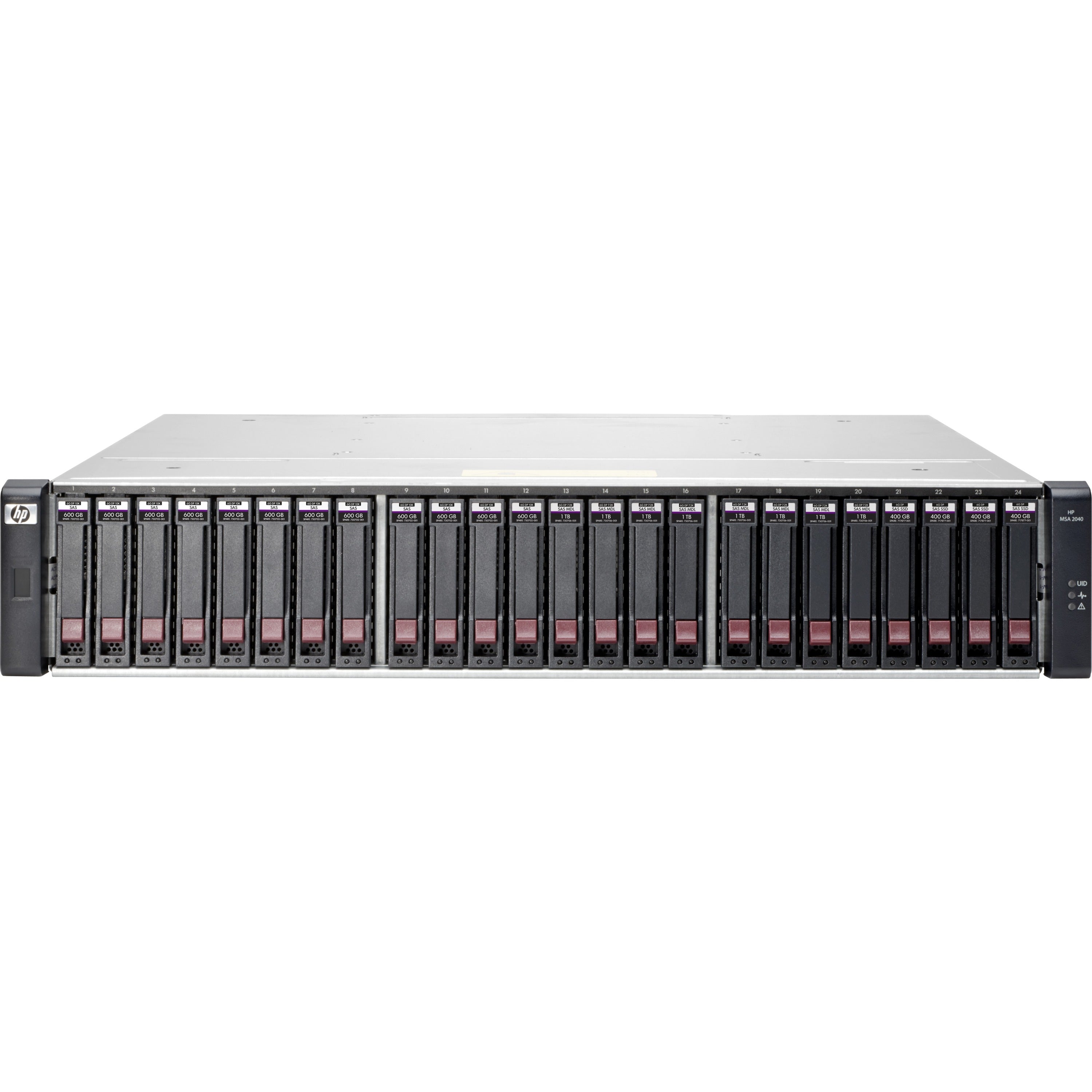 HPE Ingram Micro Sourcing MSA 2040 Energy Star SAS Dual Controller SFF Storage - K2R84A-RF