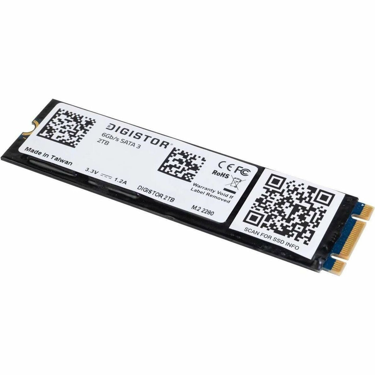 DIGISTOR Citadel C 2 TB Solid State Drive - M.2 2280 Internal - SATA - TAA Compliant - DIG-M220008-C01