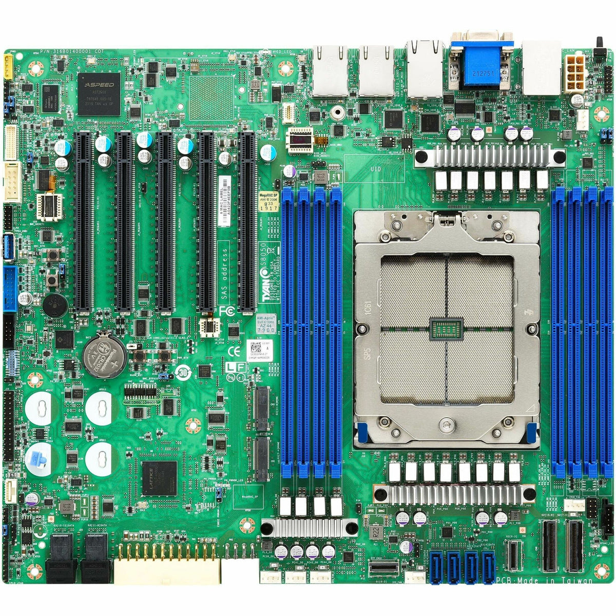 Tyan S8050 Server Motherboard - AMD Chipset - Socket SP5 LGA-6096 - SSI CEB - S8050GM2NE