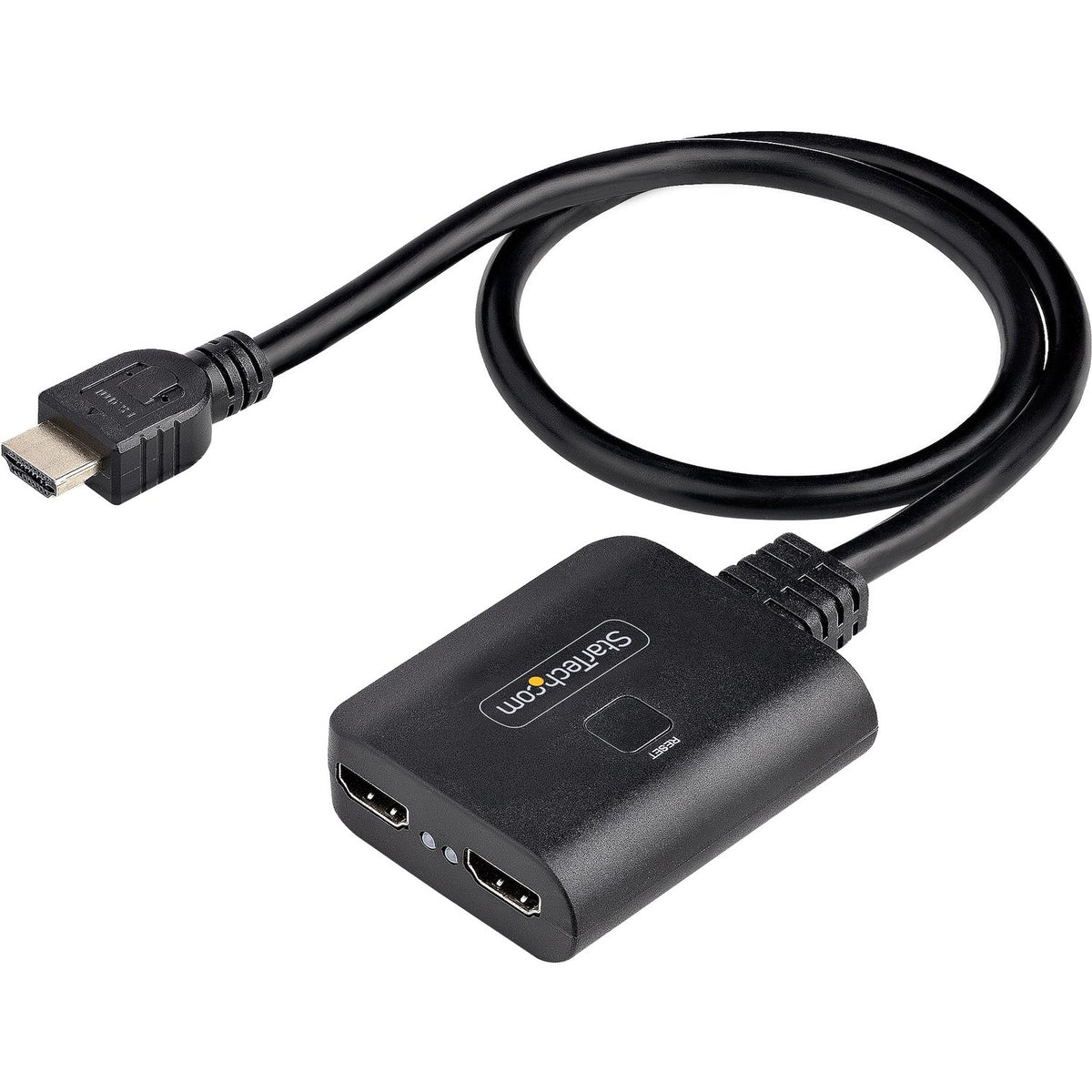 StarTech.com 2-Port HDMI Splitter, 4K 60Hz HDMI 2.0 Video, 4K HDMI Splitter 1 In 2 Out, 1x2 HDMI Display/Output Splitter, HDR/HDCP - HDMI-SPLITTER-4K60UP
