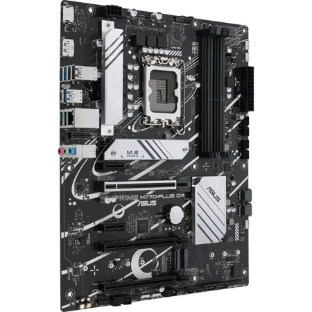 Asus Prime H770-PLUS D4 Desktop Motherboard - Intel H770 Chipset - Socket LGA-1700 - ATX - PRIMEH770-PLUSD4