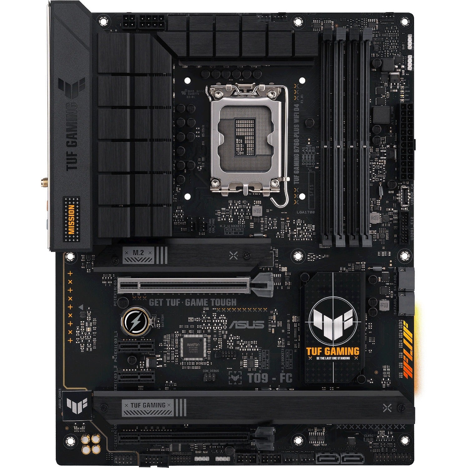 TUF B760-PLUS WIFI D4 Gaming Desktop Motherboard - Intel B760 Chipset - Socket LGA-1700 - ATX - TUFGAMINGB760-PLUSWIFID4