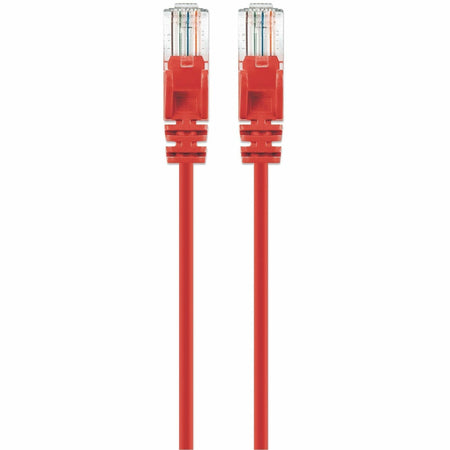 Intellinet Cat6 U/UTP Slim Network Patch Cable, 1.5 ft., Red - 744157