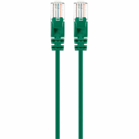Intellinet Cat6 U/UTP Slim Network Patch Cable, 7 ft., Green - 743433
