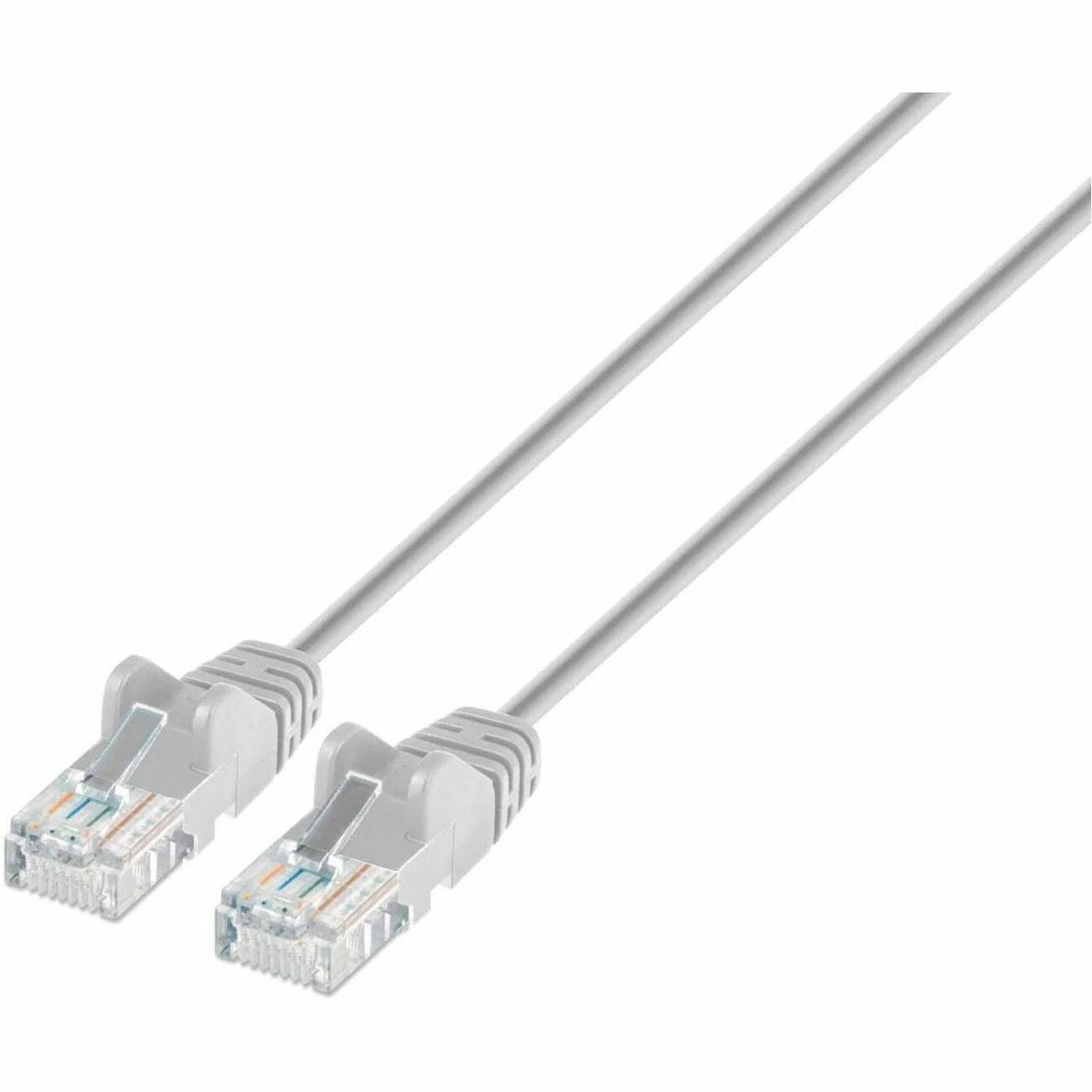 Intellinet Cat6 U/UTP Slim Network Patch Cable, 14 ft., Gray - 751629