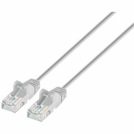 Intellinet Cat6a U/UTP Slim Network Patch Cable, 5 ft., Gray - 744010