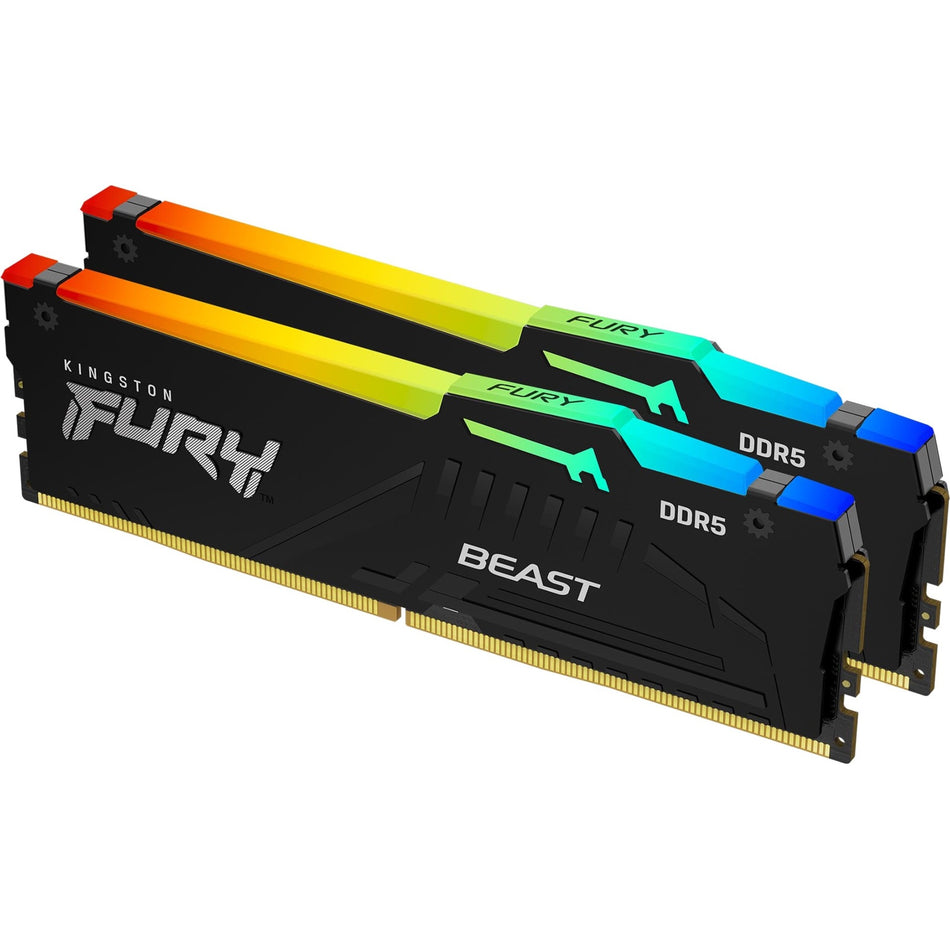 Kingston FURY Beast 64GB (2 x 32GB) DDR5 SDRAM Memory Kit - KF560C40BBAK2-64