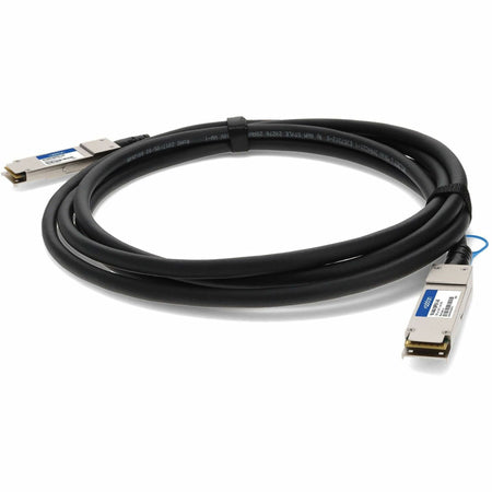 AddOn Fortinet&reg; FN-CABLE-QSFP28-1 Compatible TAA Compliant 100GBase-CU QSFP28 to QSFP28 Direct Attach Cable (Passive Twinax, 1m) - FN-CABLE-QSFP28-1-AO
