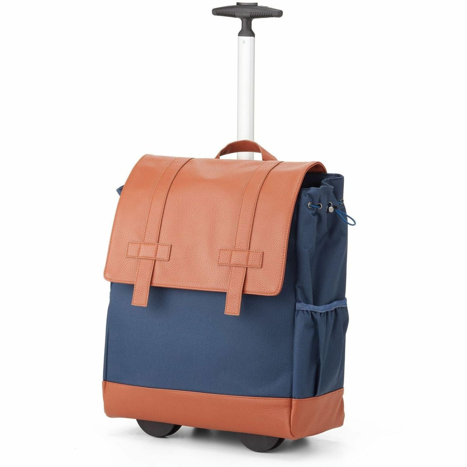 Francine Collection Wheels Up Carrying Case (Rolling Backpack) for 16" Notebook - Navy - BKBUDGRL_SM-NVY
